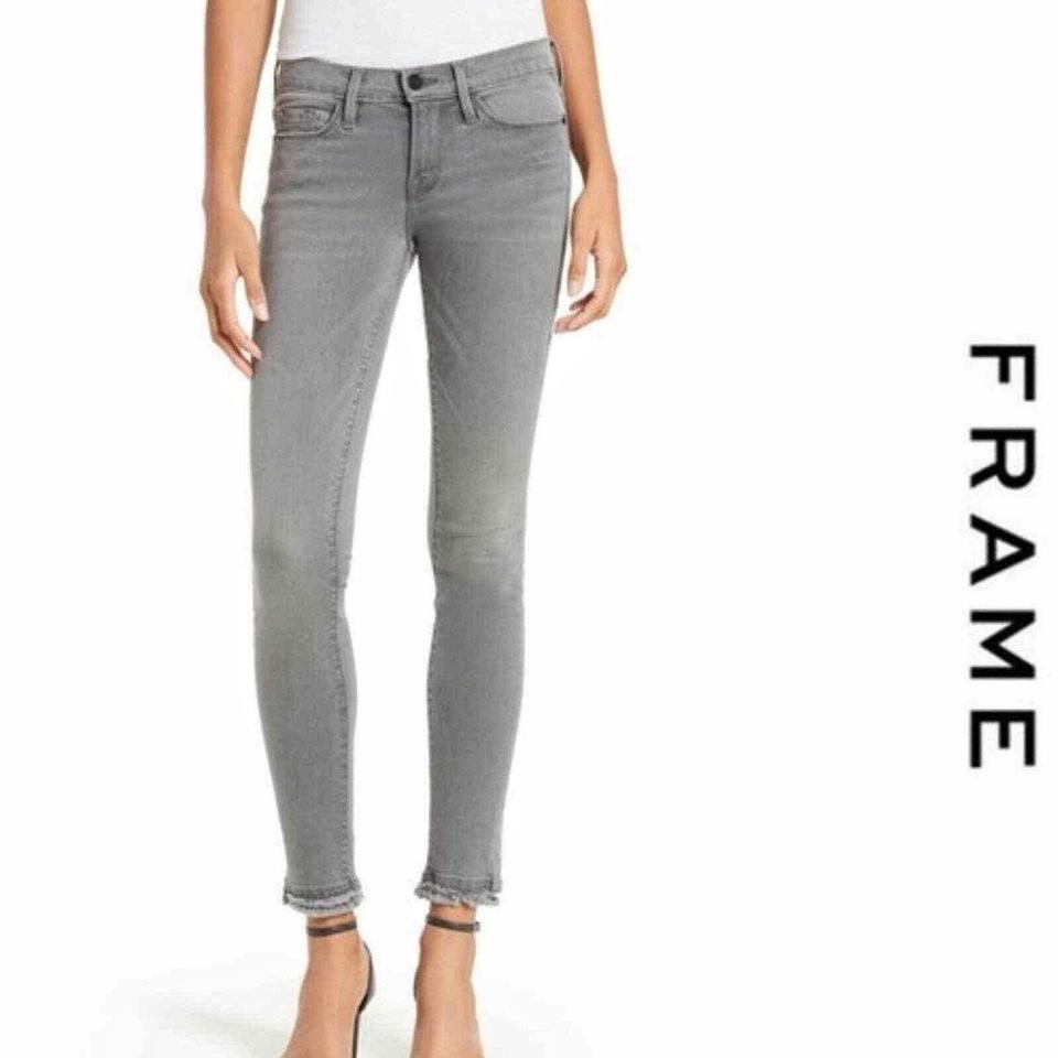 프레임 그레이 워싱 스키니 진 (26)