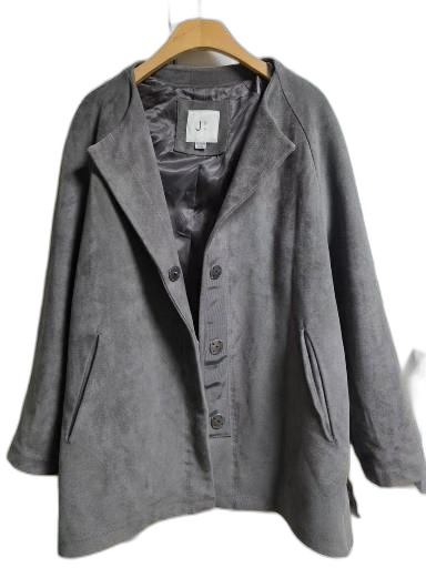 J BY 스웨이드 스타일 차콜 자켓