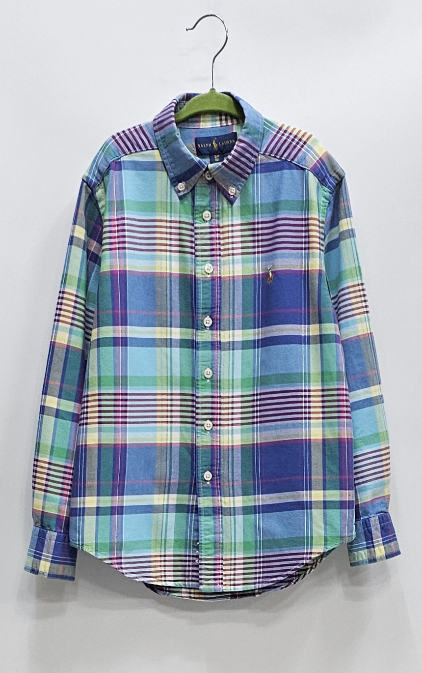 폴로 랄프로렌 키즈 멀티체크 셔츠 8
