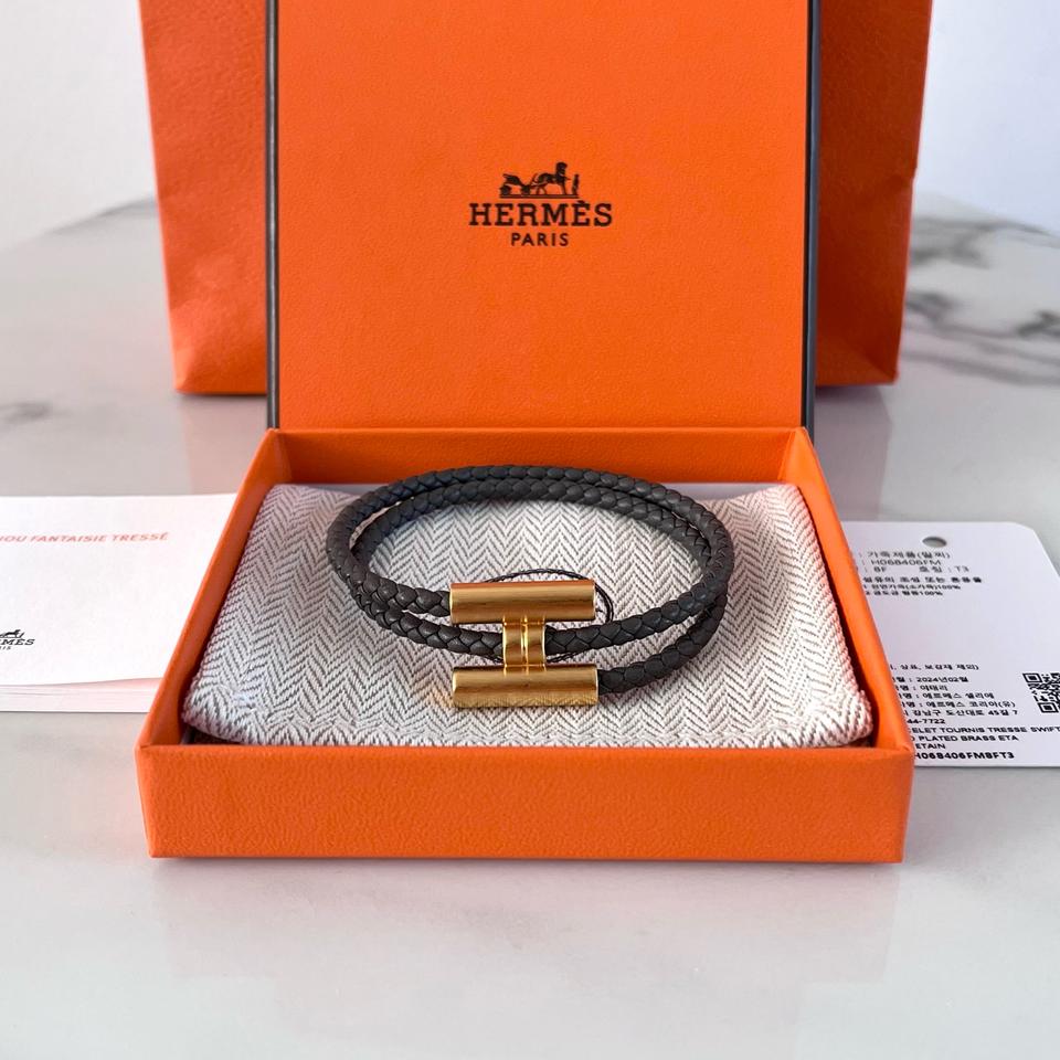 [A급/정품] 에르메스 골드 투니스 트레세 팔찌