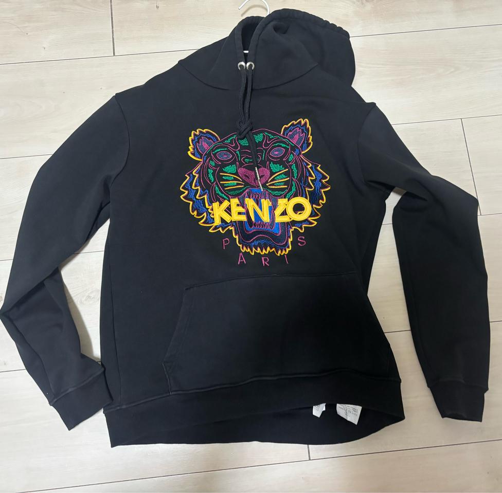 정품 겐조 기모 벨벳 후드티 95 100