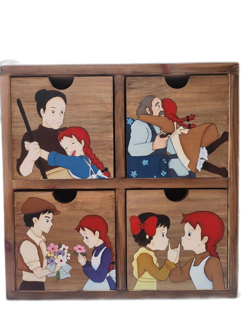 빨간머리앤 4칸서랍함