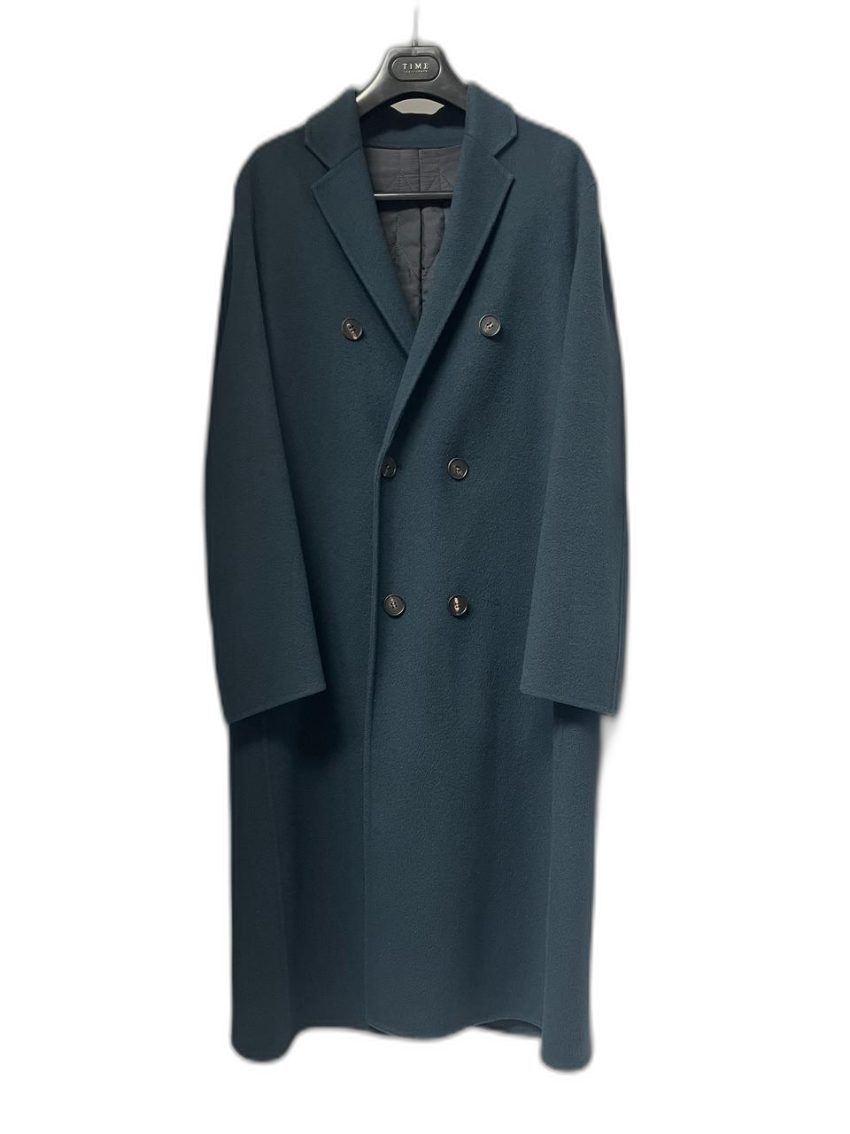 타임옴므 아쿠아덜 캐시미어 세미오버핏 핸드메이드 더블코트 95사이즈
