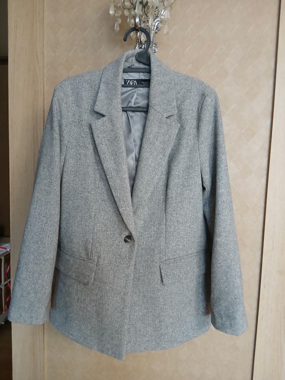 자라 모직 자켓