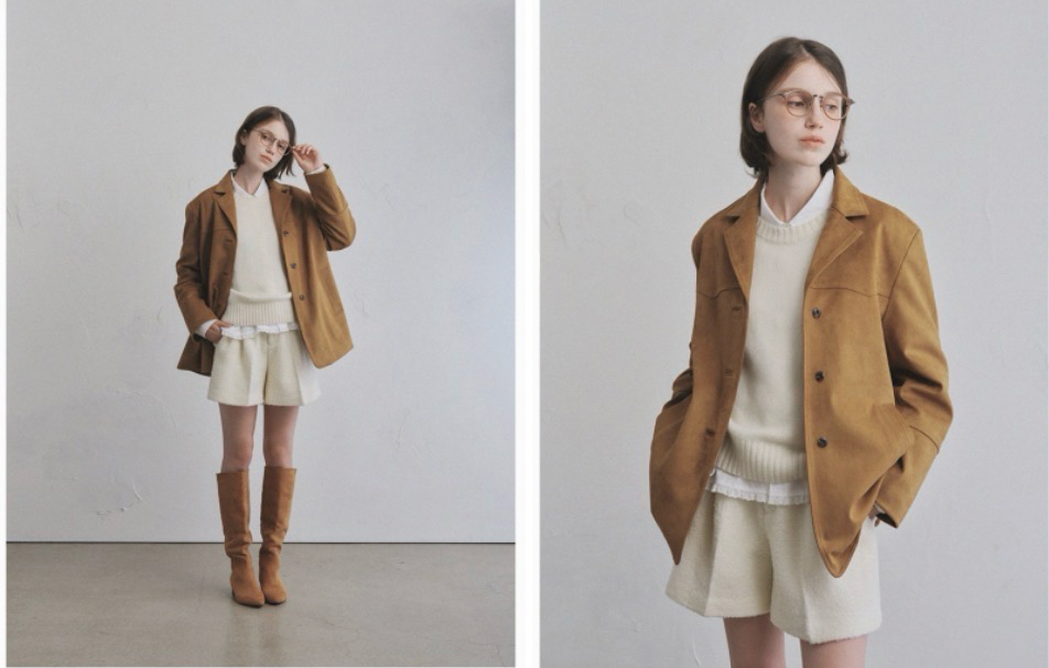 오로 스웨이드 자켓