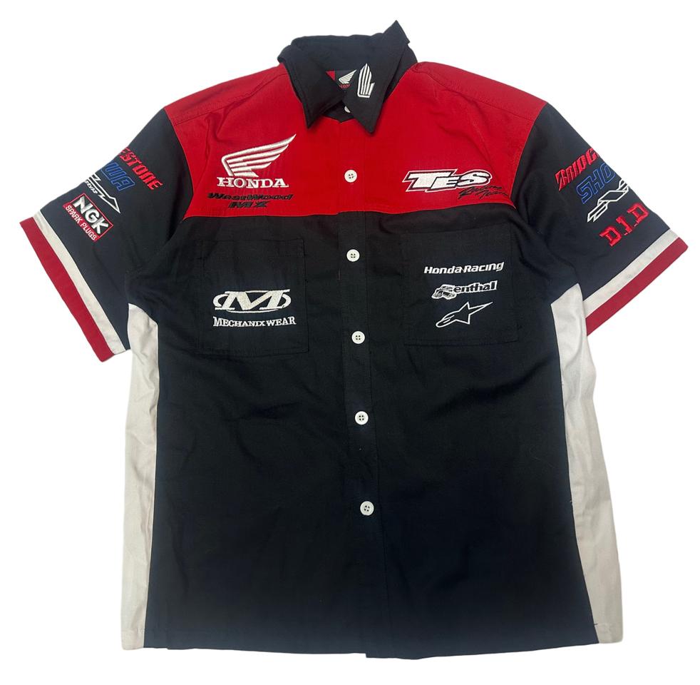 혼다 레이싱반팔셔츠 L