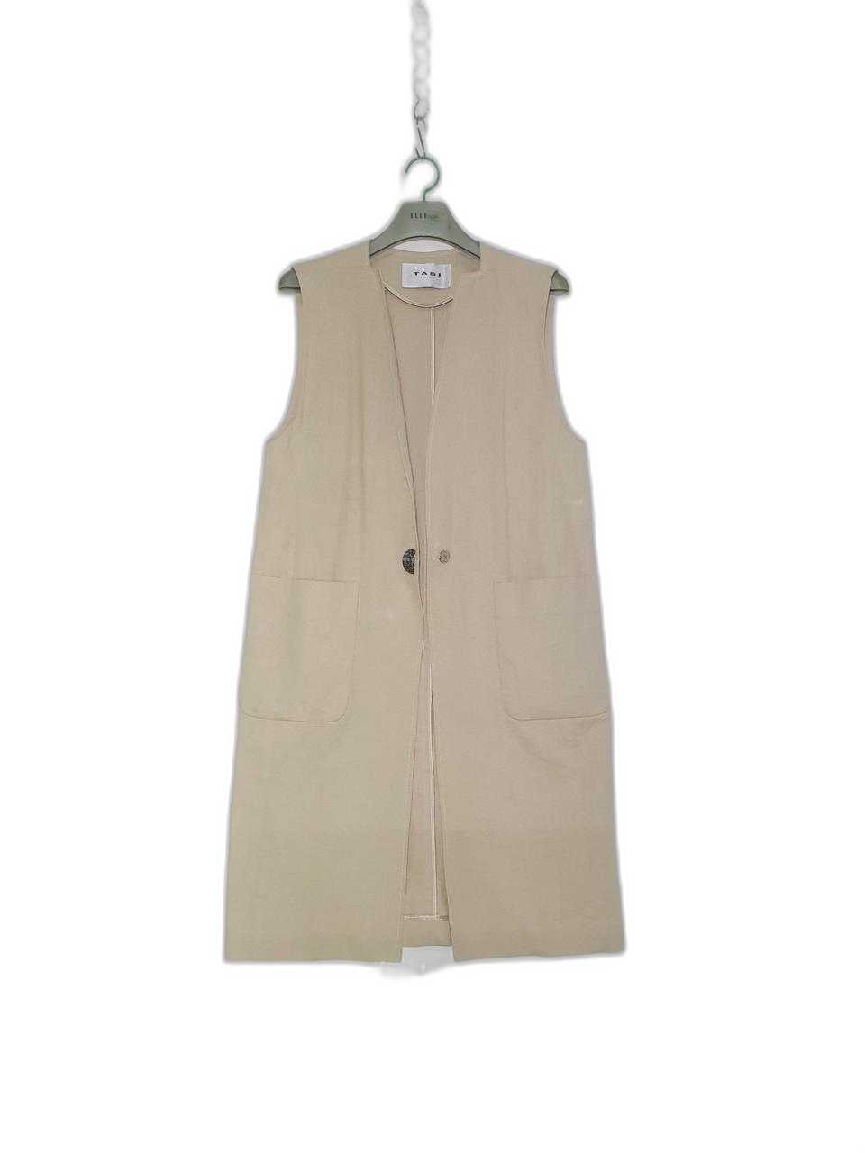 TASI NEW YORK 태시뉴욕 여성 마소재포함 롱베스트(조끼)