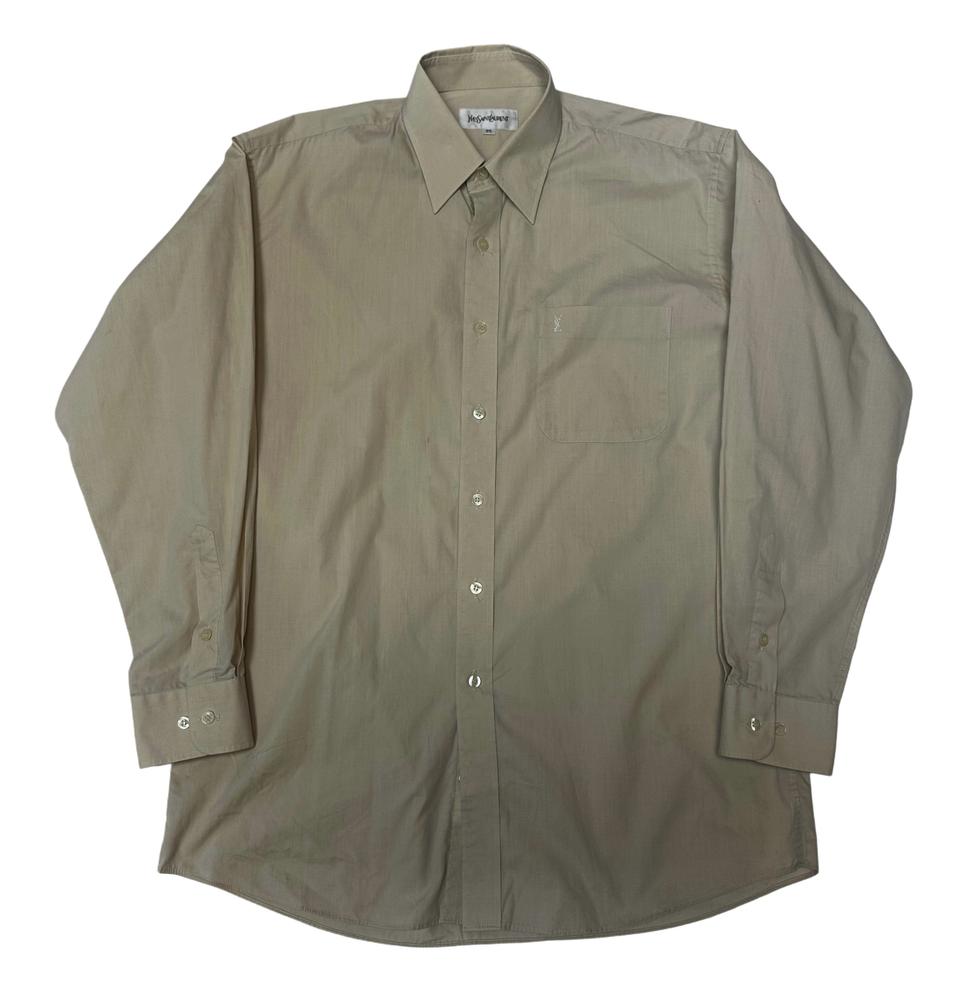 입생로랑 뿌르옴므 베이지솔리드셔츠 95