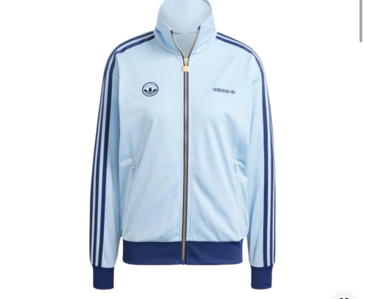 아디다스 파이어버드 배지 트랙 탑 클리어 스카이