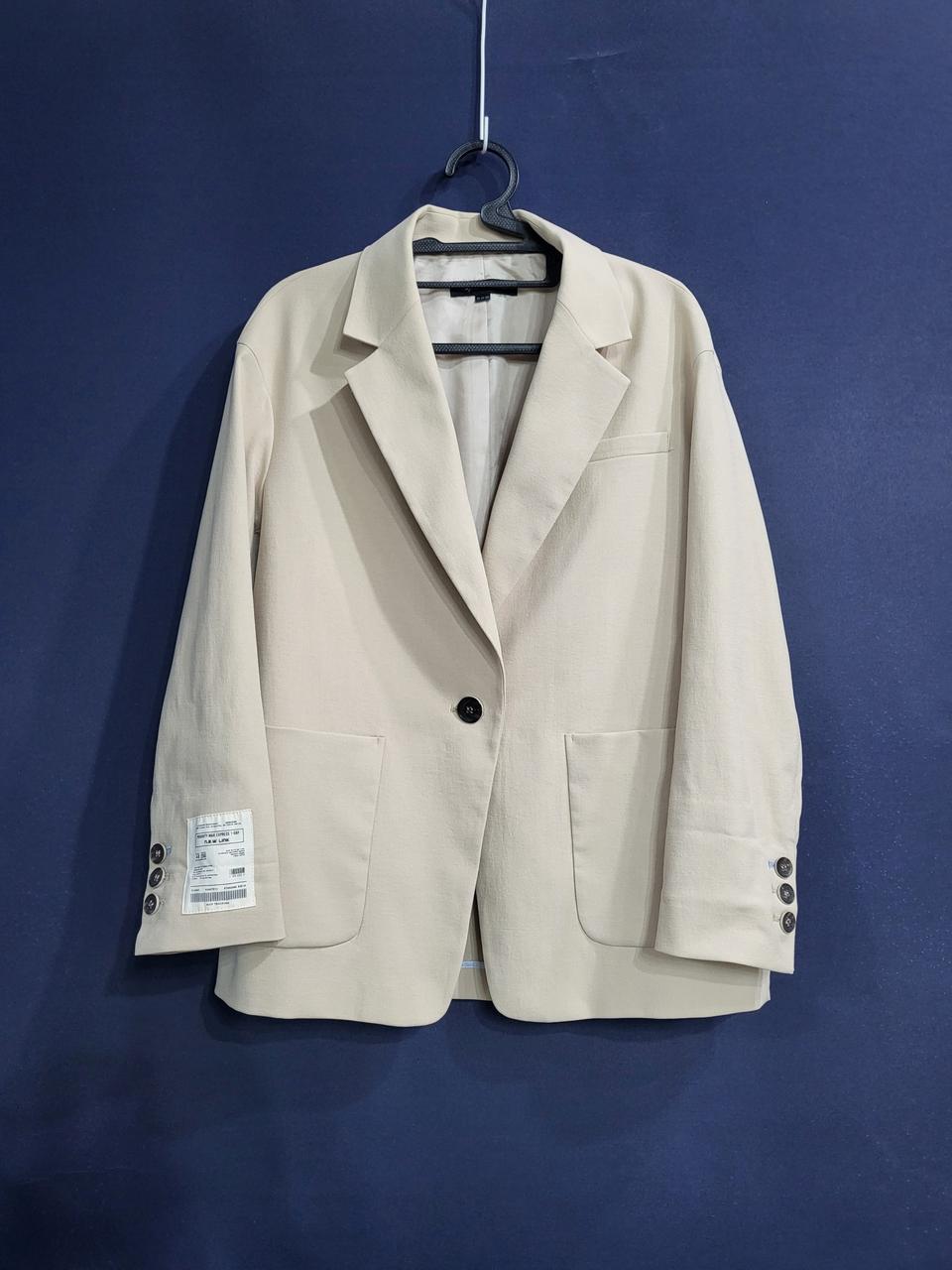 나이스클랍 싱글 블레이저 오버핏 자켓