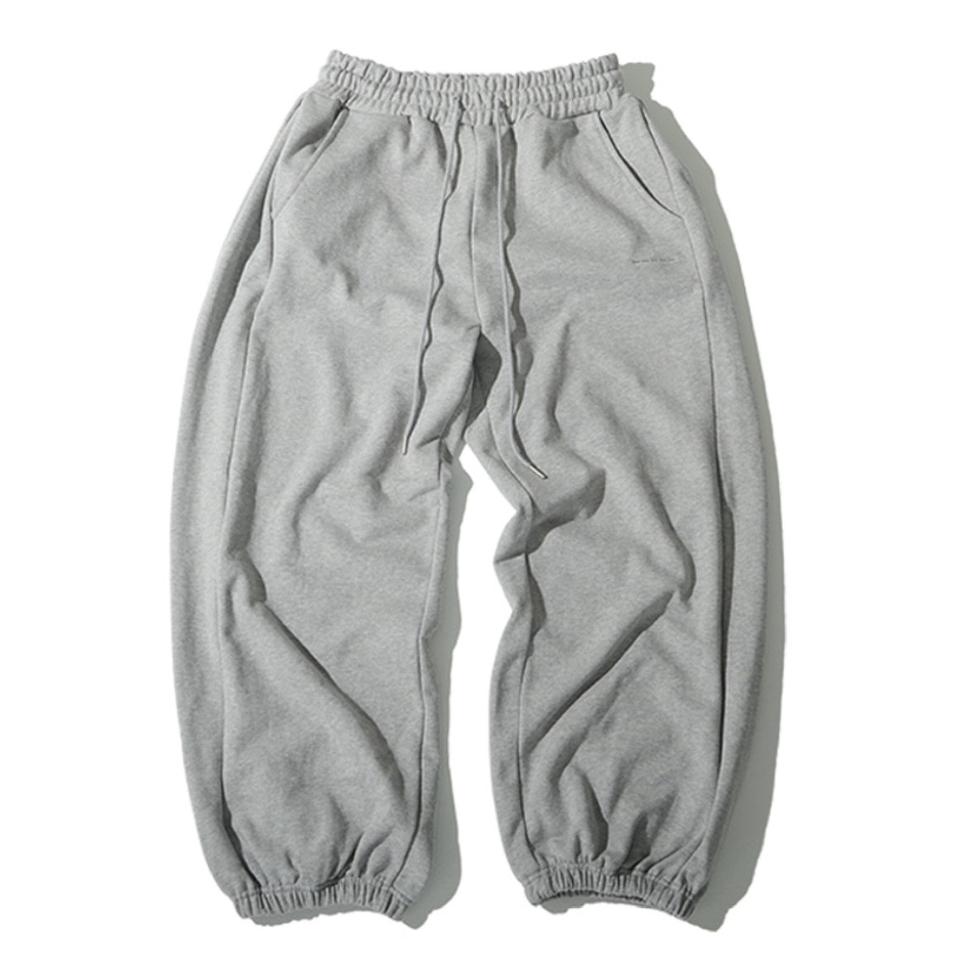 사이드 셔링 와이드 오버핏 스웻 팬츠7.9->4.9