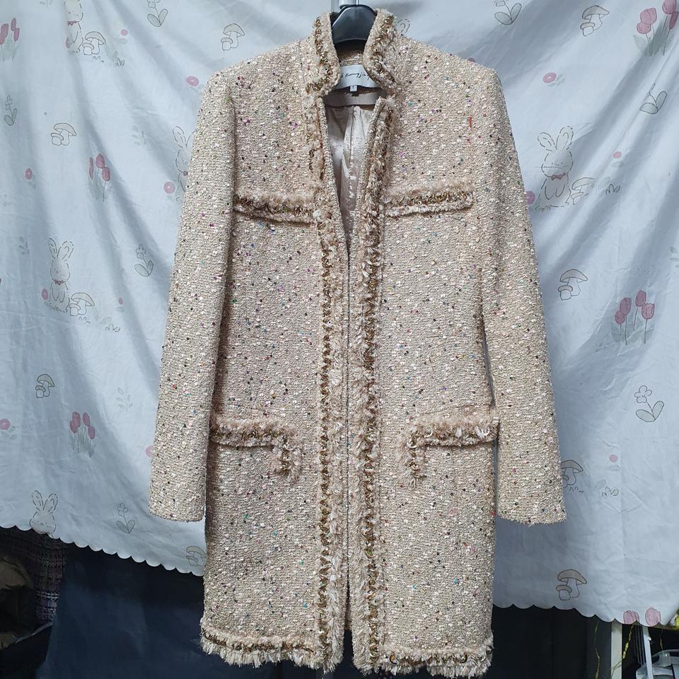 오브제    ( 보석)  트위드  자켓