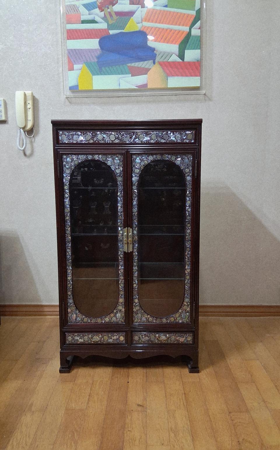 자개장식장 자개유리장식장