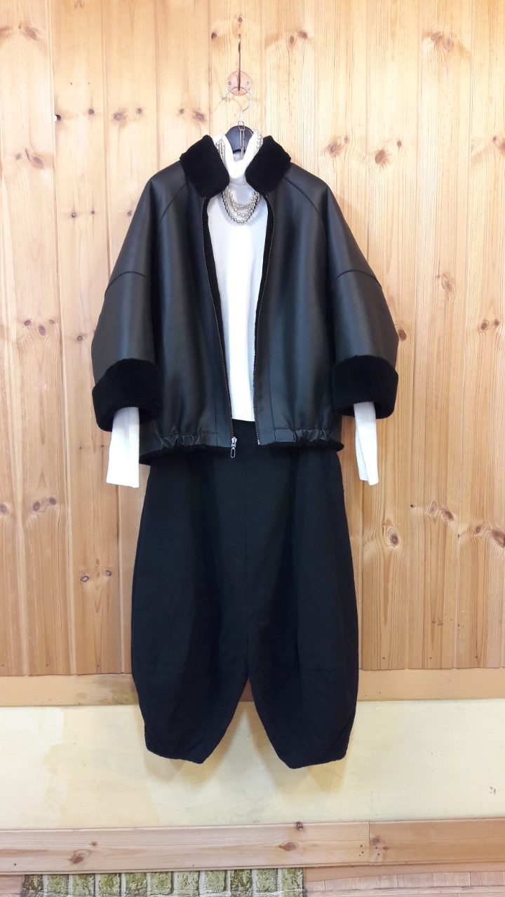 *celebshop 양모 무스탕 자켓*