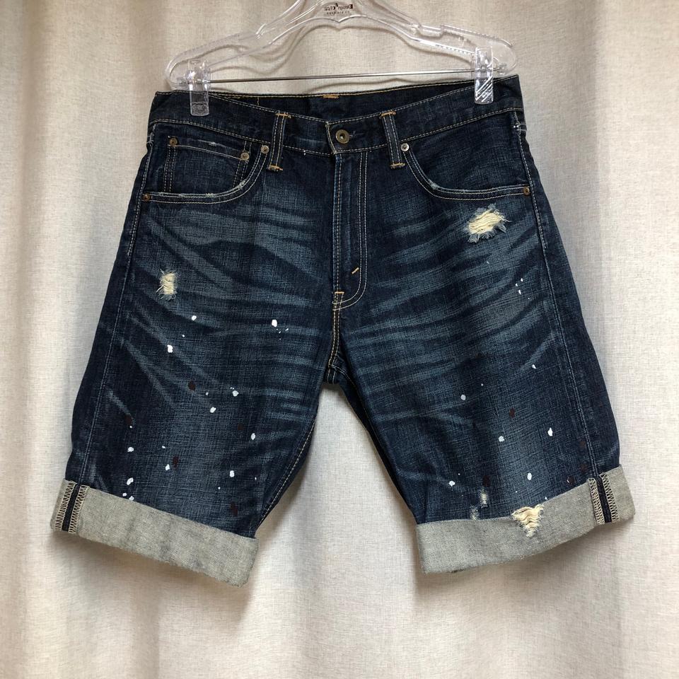 리바이스 503 페인팅 데님 반바지 W32