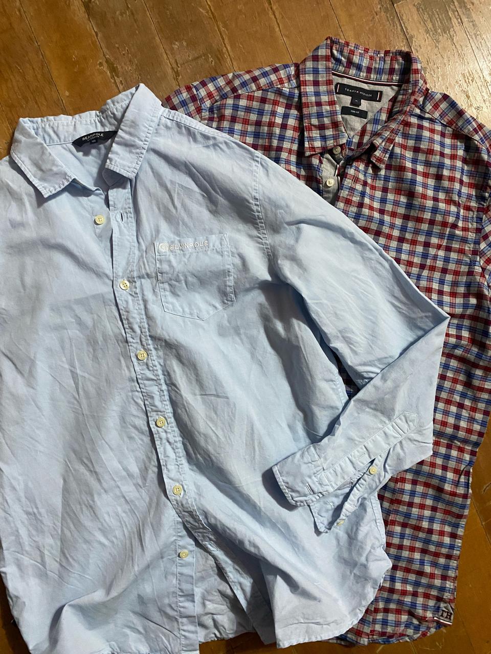 (일괄판매) 빈폴 + 타미힐피거 셔츠 2벌 (100, M)