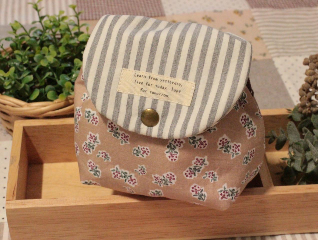 핸드메이드 밴딩 미니 파우치