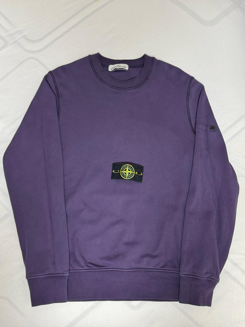 [M]23SS 스톤아일랜드 크루넥 퍼플 맨투맨