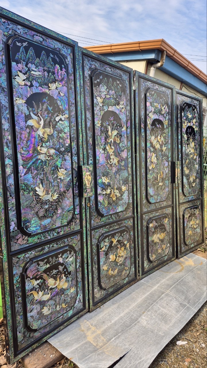 고급 자개 문짝