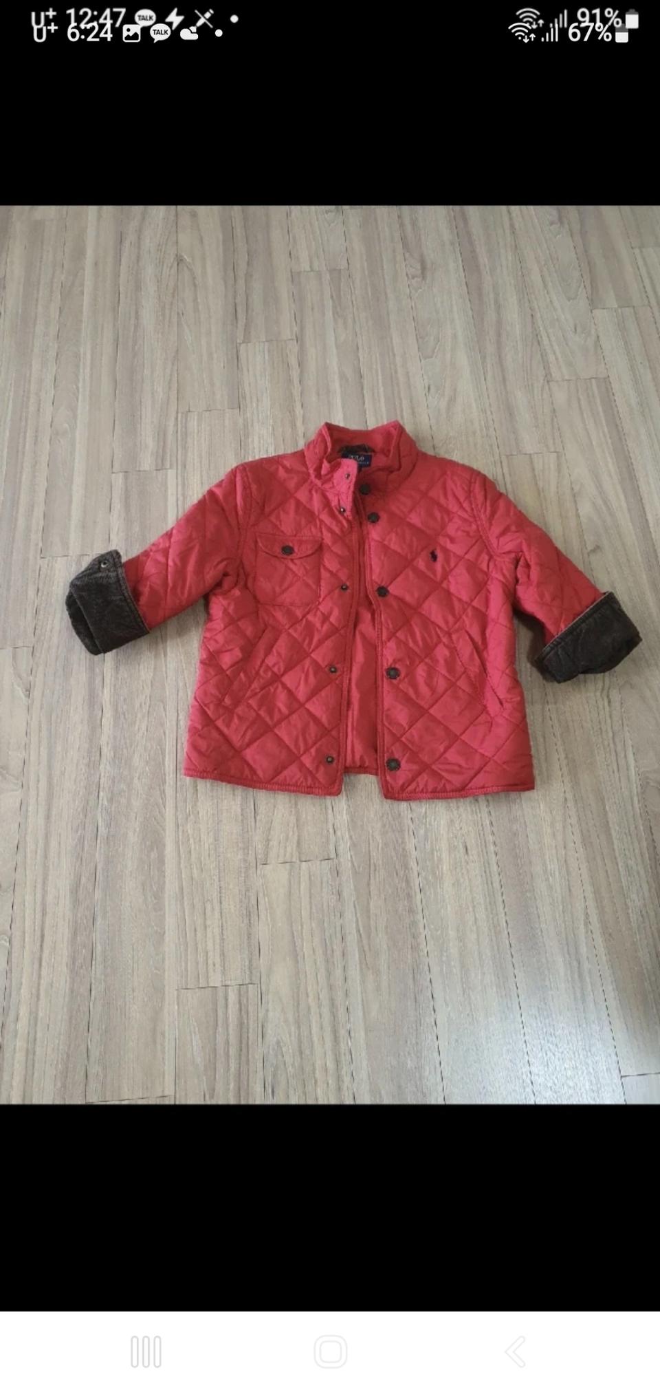 폴로 랄프로렌 키즈 퀼팅자켓