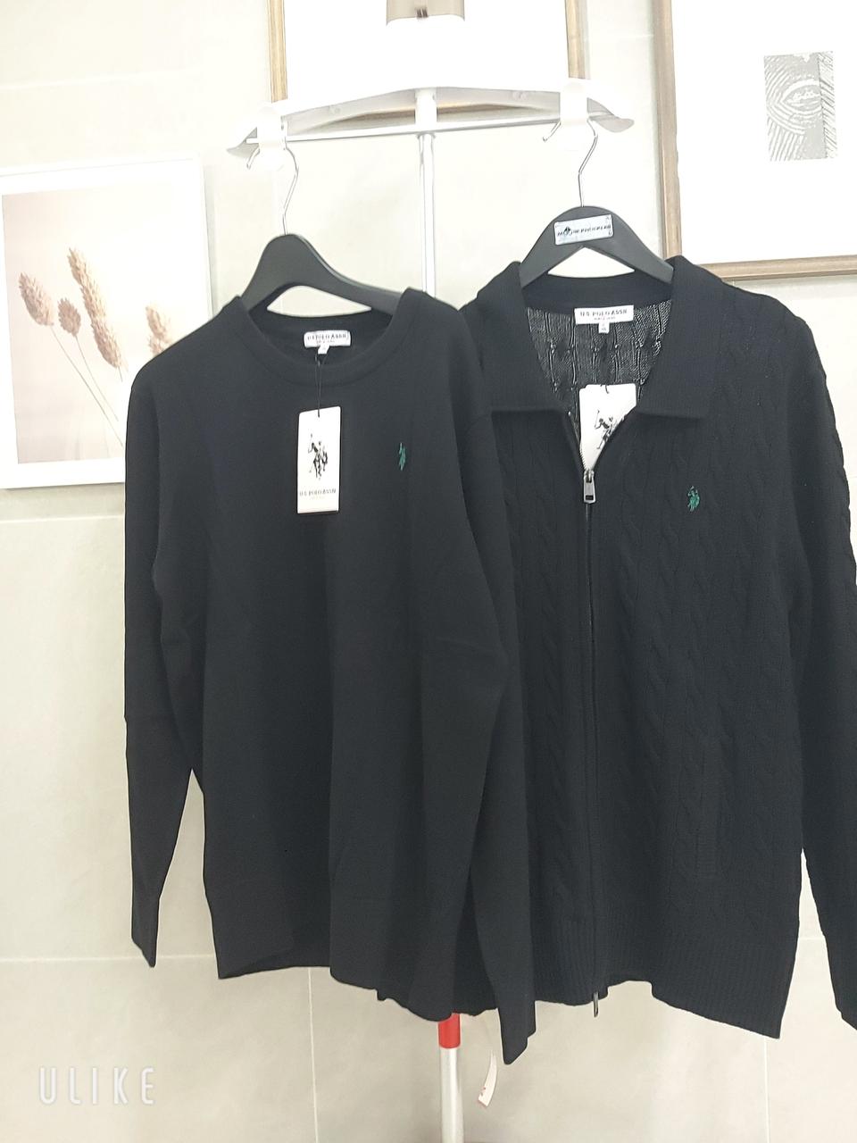 U,S 폴로 니트 집업 2종세트