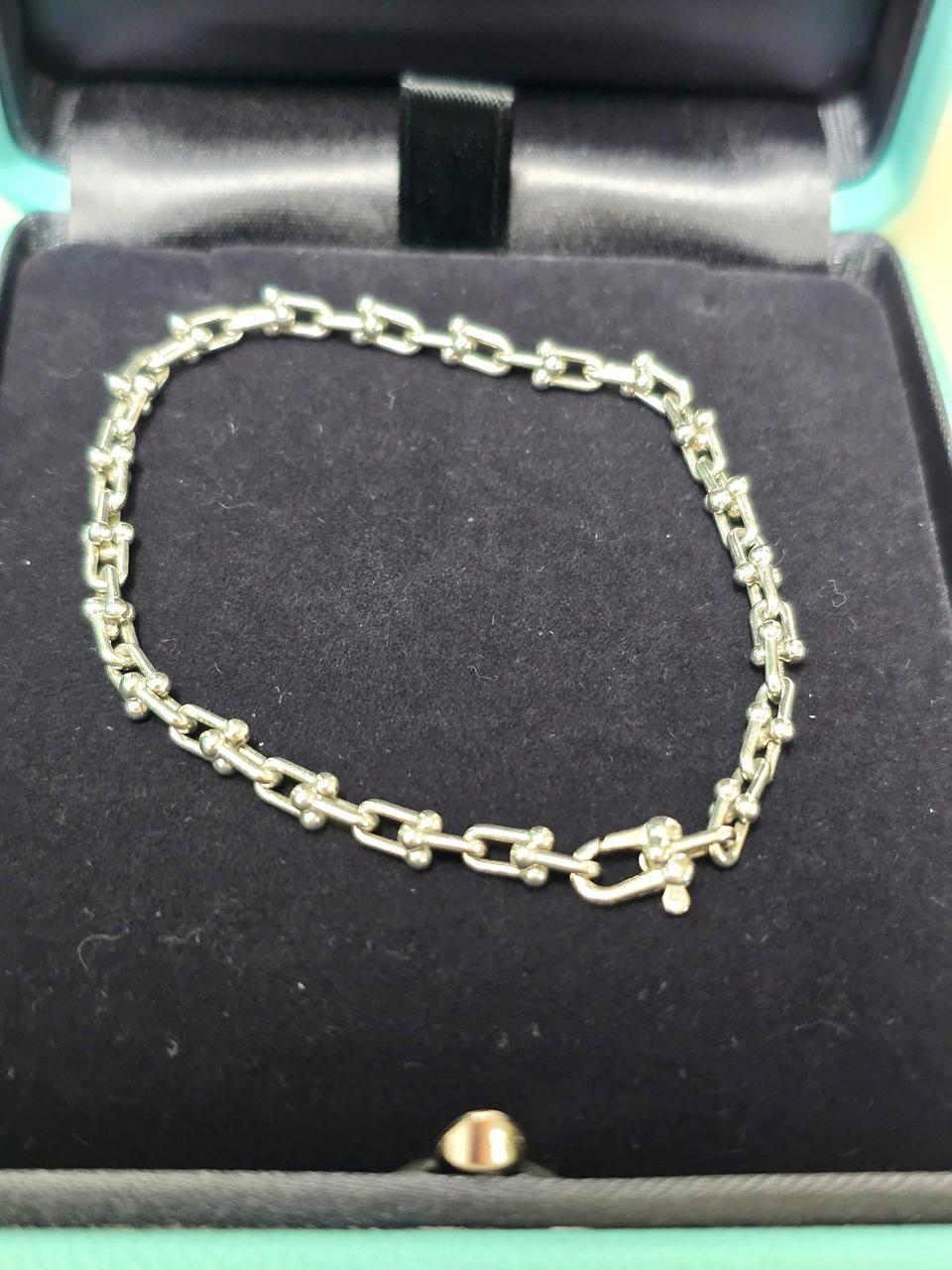 티파니하드웨어링크팔찌 마이크로s사이즈 정품