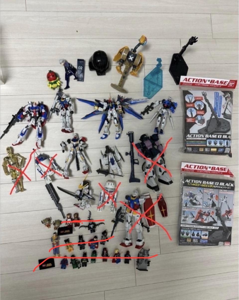 마블레고 히어로, 건담 프라모델, 스타워즈, 원피스, 에반게리온 피규어