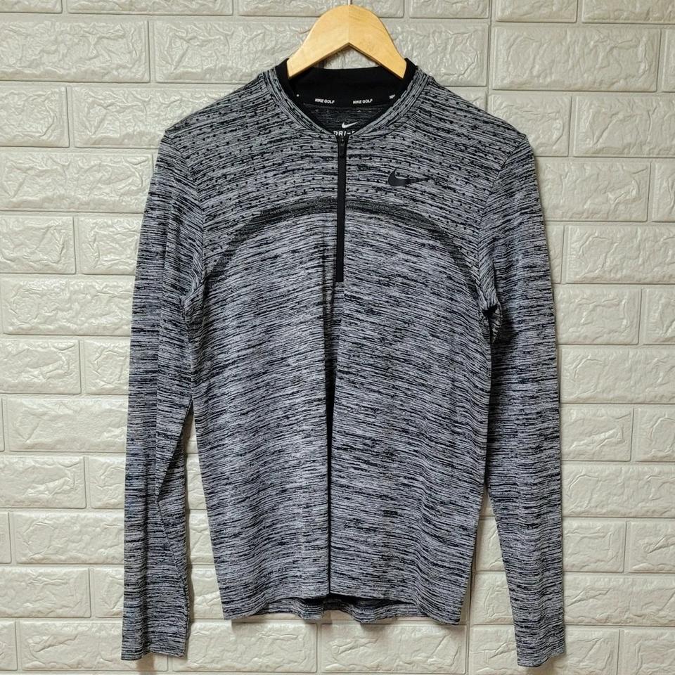 [L] 나이키골프 우먼스 DRI-FIT 하프집 티셔츠