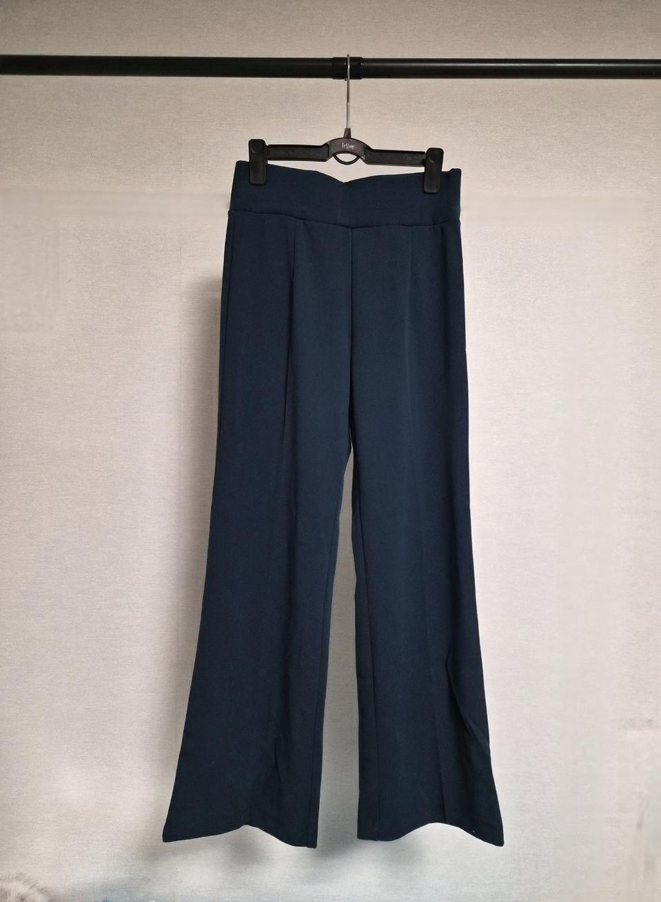 새제품 55) 라벨컷팅 브랜드 밴딩 새미와이드 팬츠