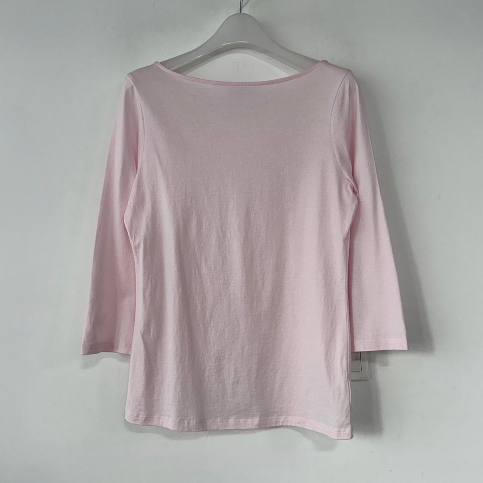 띠어리 24 보트넥 코튼 저지 탑