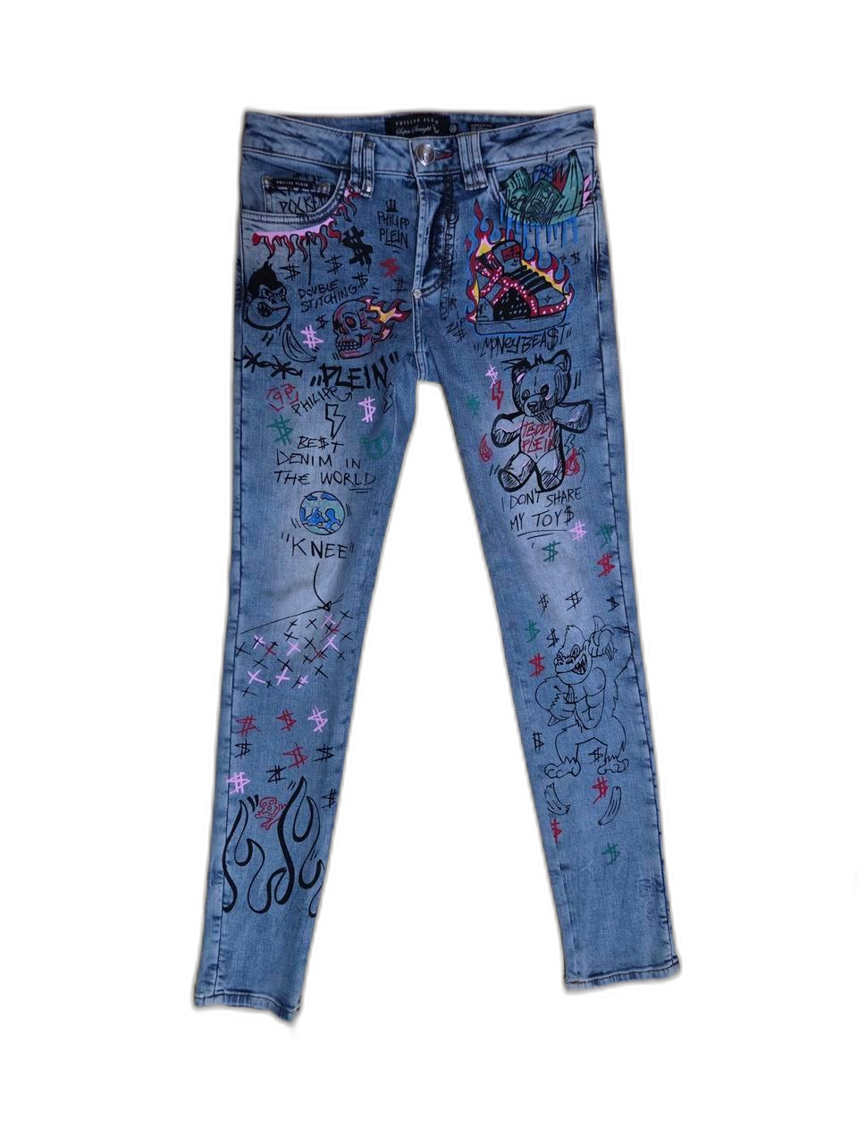 필립 플레인 데님 팬츠 거의새제품