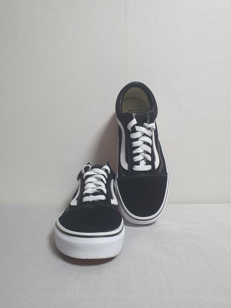 반스 올드스쿨 블랙화이트 클래식 스니커즈 235mm