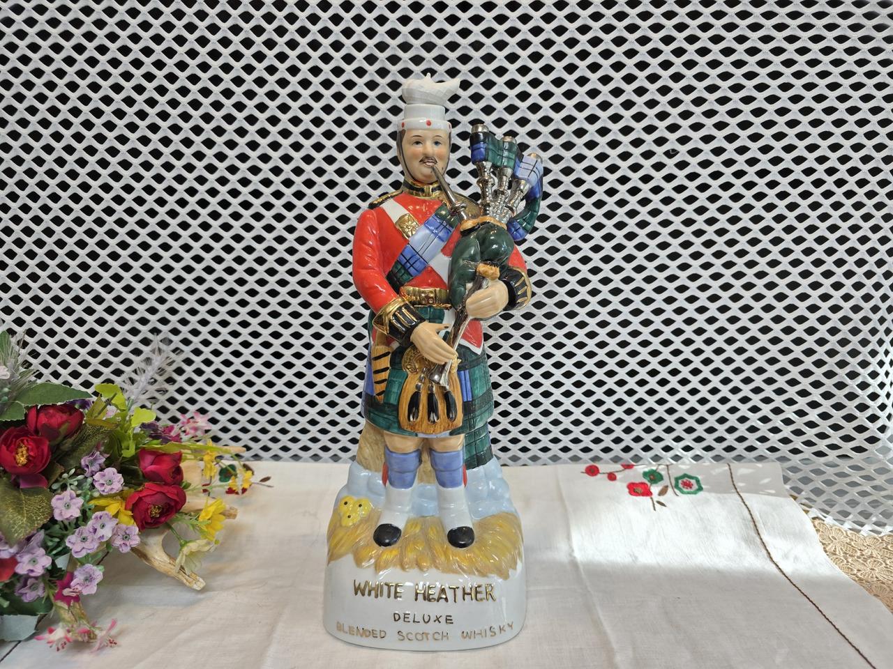 1960~1970년,스코틀랜드 화이트 헤더 피겨린 인형.