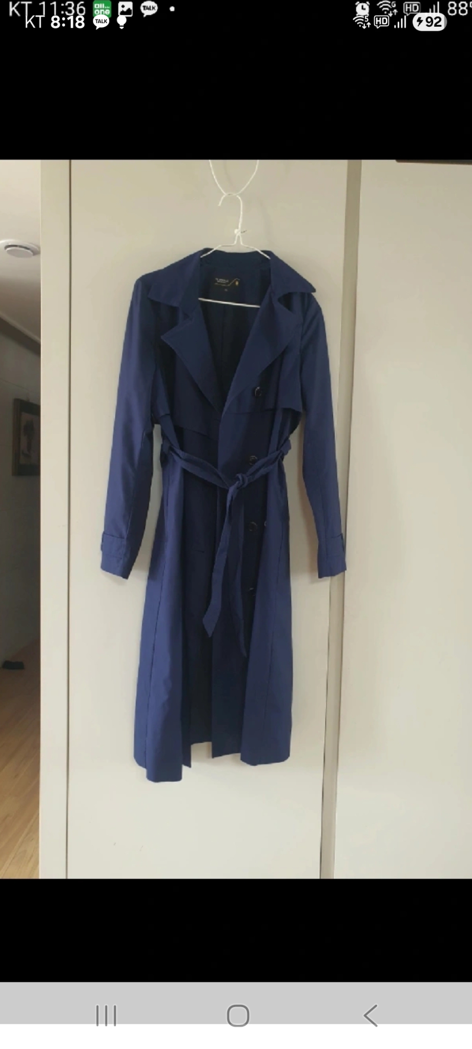 와이드앵글 골프 여성 트렌치코트