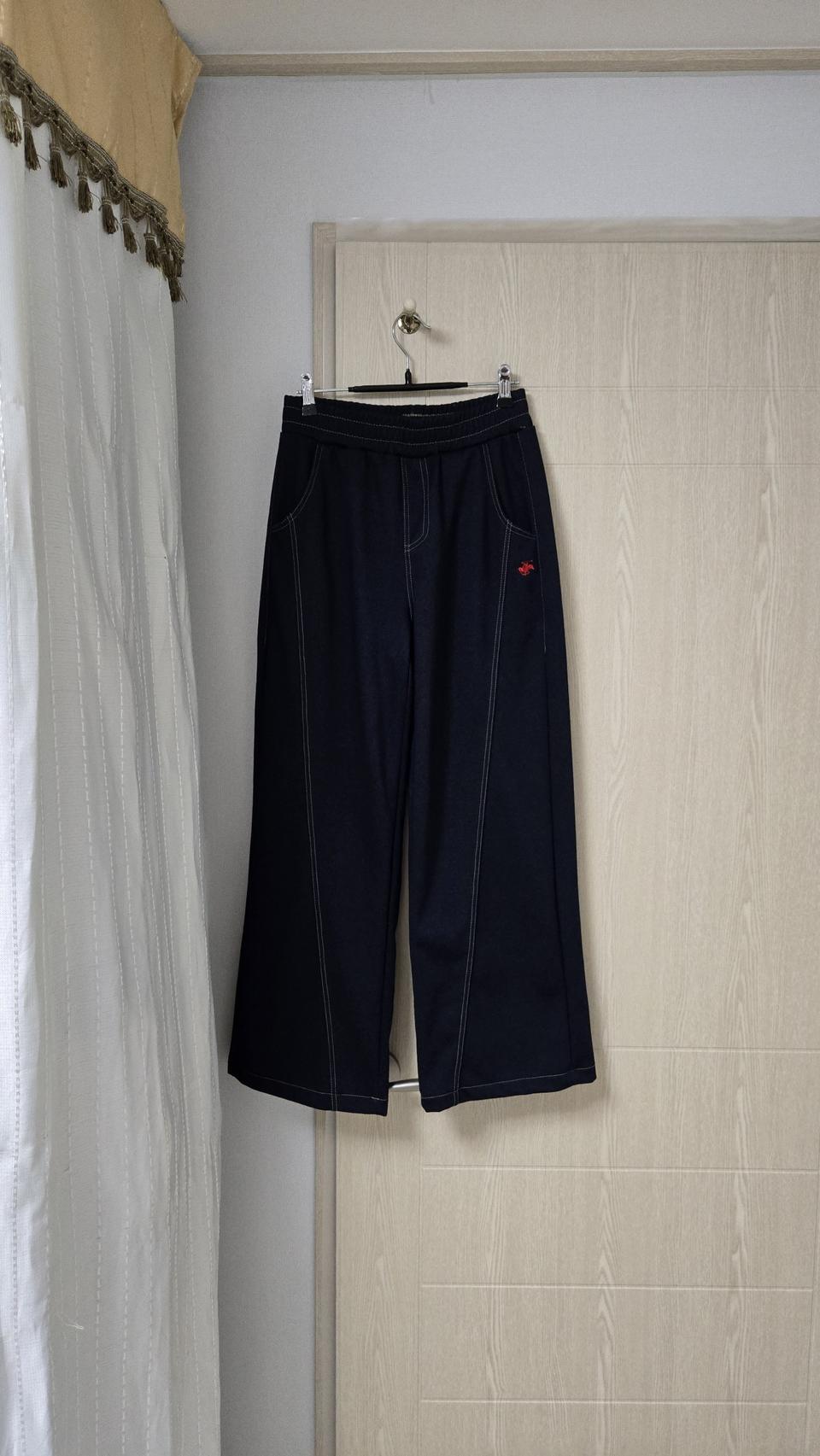 비버리힐스 폴로 클럽 밴딩 와이드 팬츠 M (구매9만)