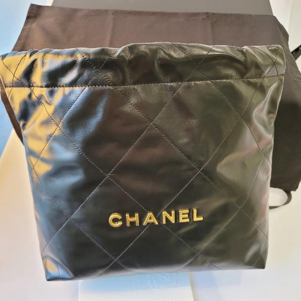 샤넬22백 미듐 금장