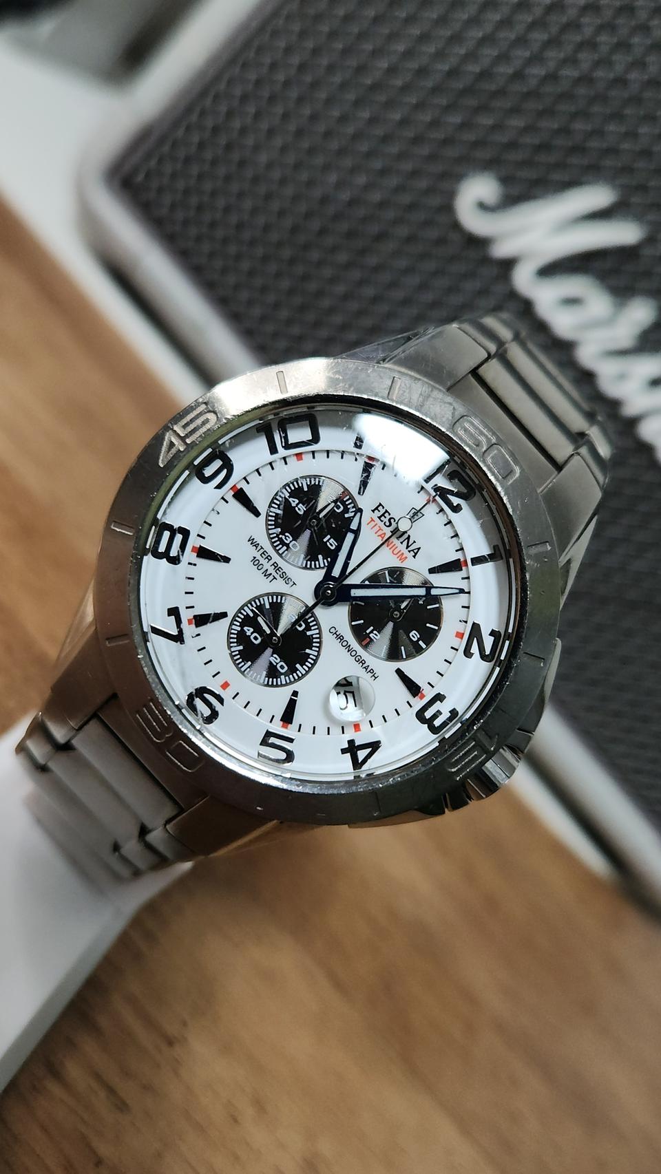 # 페스티나 크로노 스포츠 티타늄 남성명품시계 급처