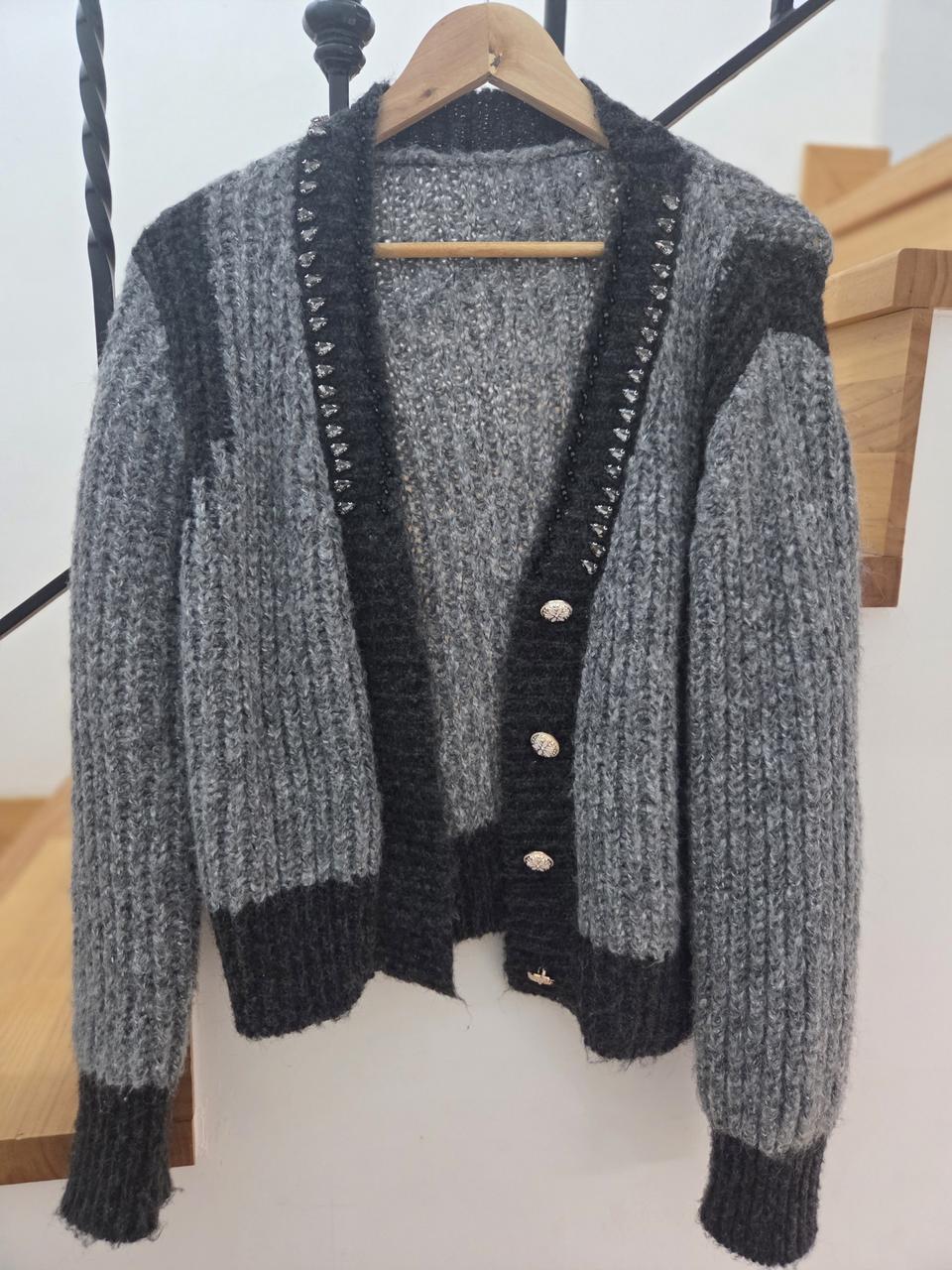 트윙클 니트 가디건