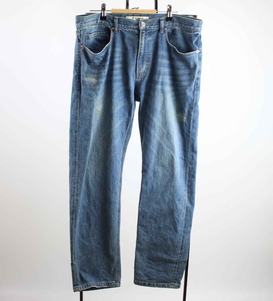 타임옴므 레귤러 핏 청바지 사이즈 약 35인치