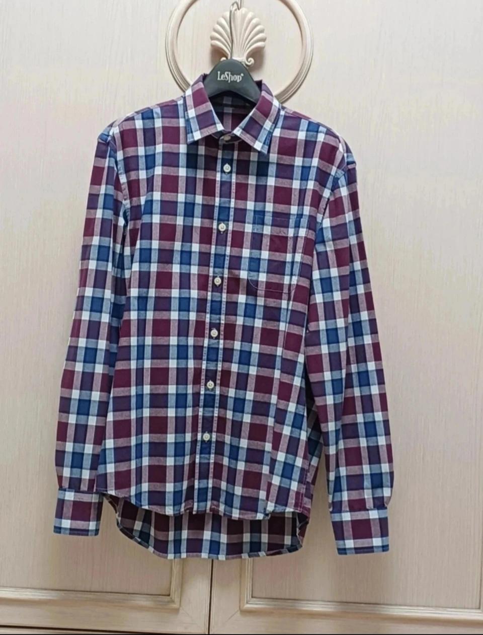 체크 무늬 셔츠