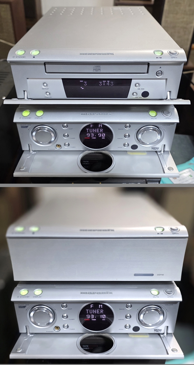 마란츠 SR-110 리시버와 CD-110 CDP