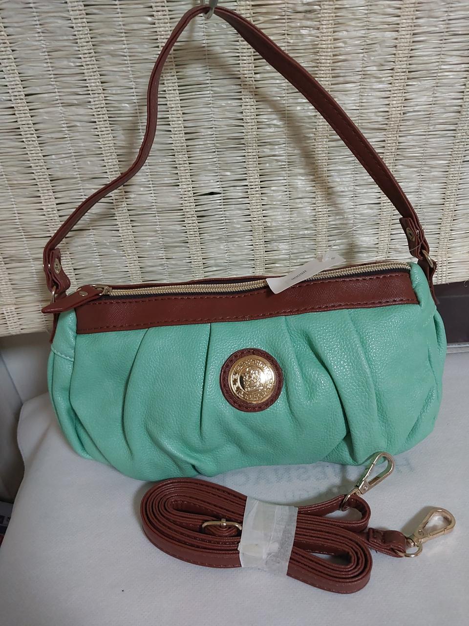 새제품)쌈지 민트 토트백 크로스가방