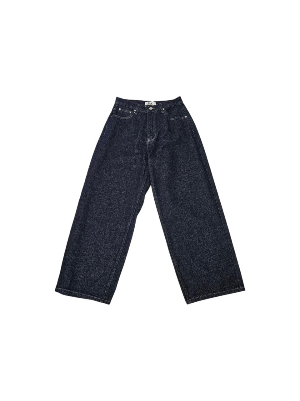 굿라이프웍스 이지 와이드 데님 인디고 S