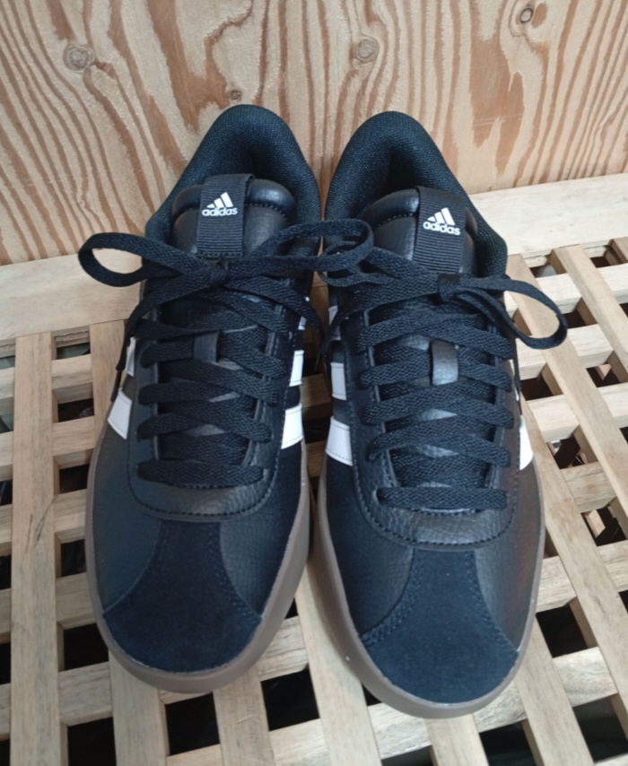 아디다스 VL 코트 3.0 블랙 화이트 240