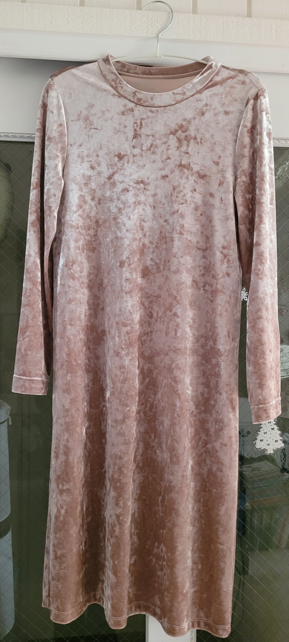 오즈세컨 벨벳 원피스 44~55새상품