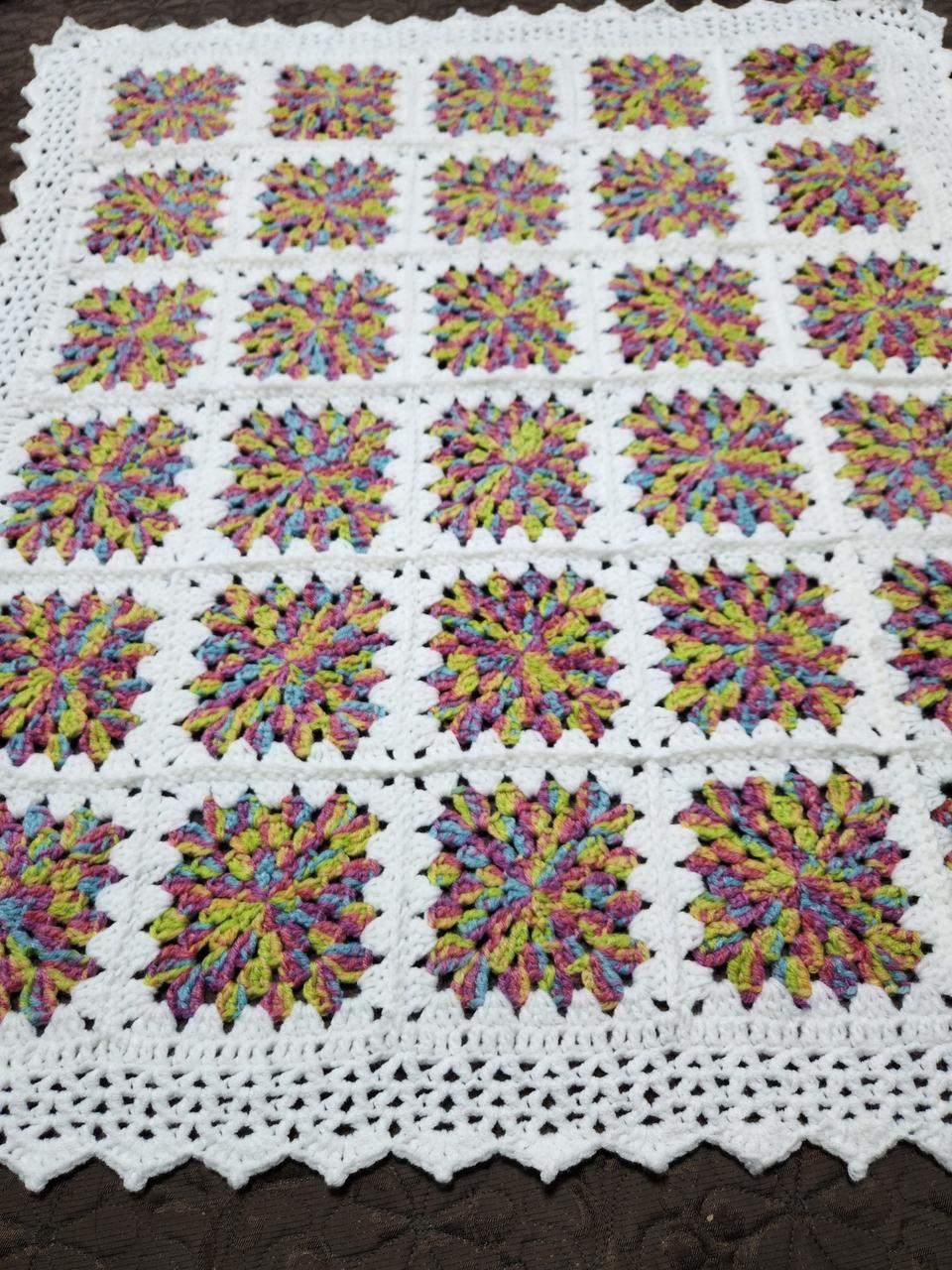 손뜨개 블랑킷.무릅덥개