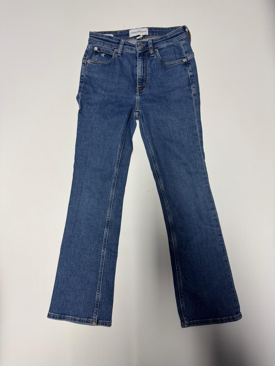 정품 캘빈클라인 CK 슬림 부츠컷 데님팬츠 24.4인치