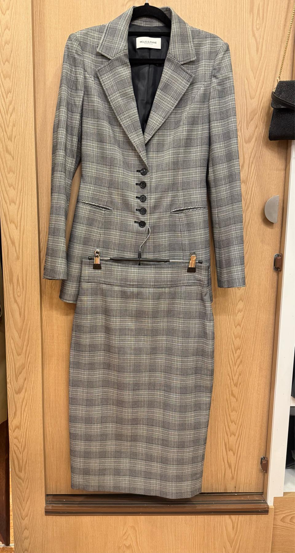 MOJO.S.PHINE 모조에스핀체크정장셋업