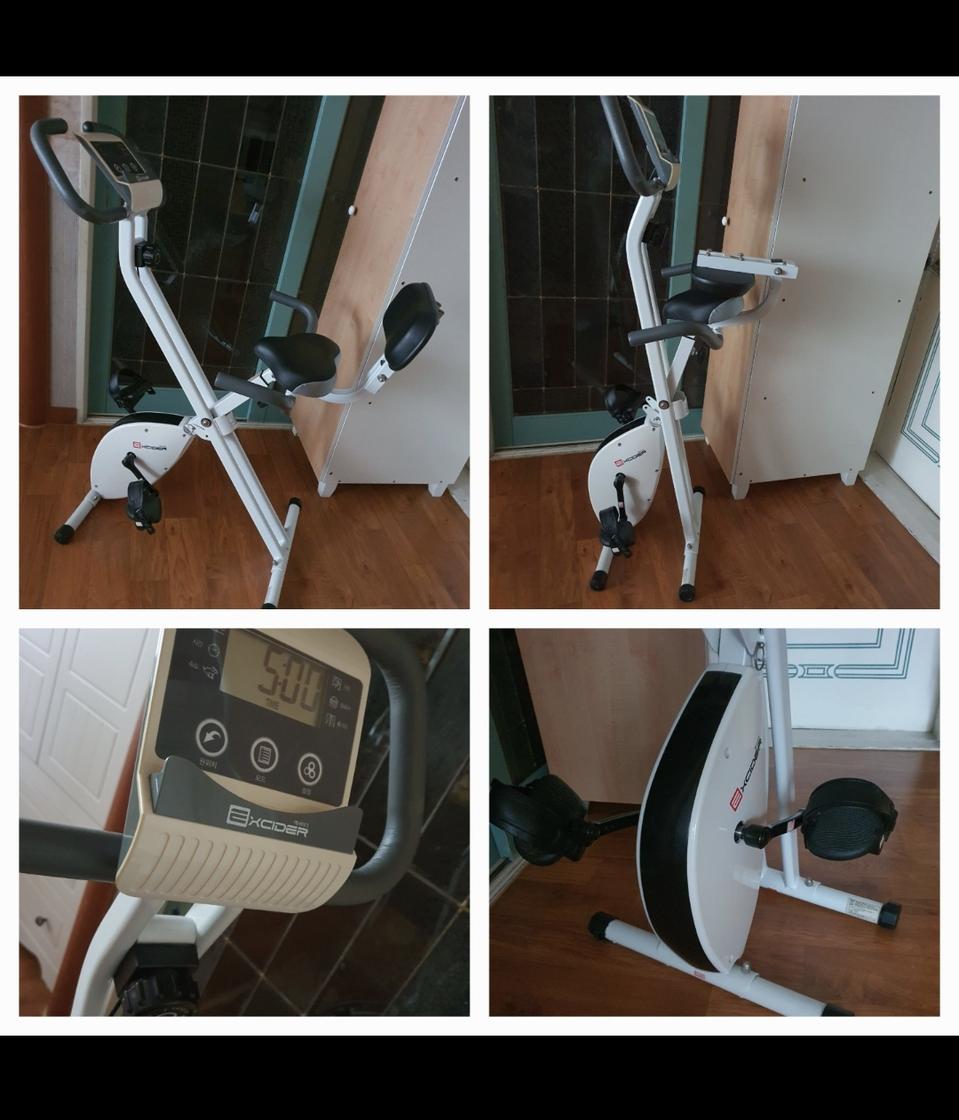 엑사이더실내자전거집에서다리운동하실분저렴히3만원그외쇼핑백등등30개덤