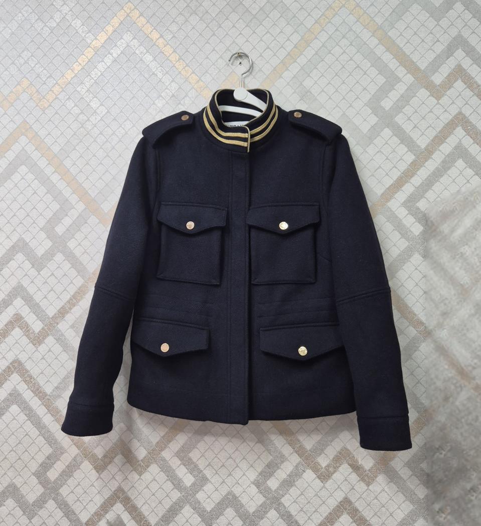 쟈딕앤볼테르 울집업 밀리터리자켓